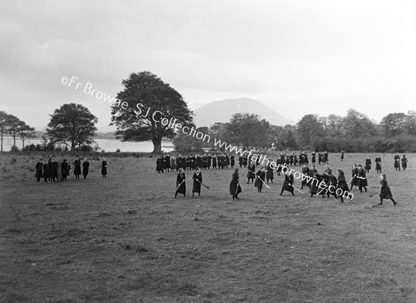 GORTNOR ABBEY (CONVENTS) GIRLS PLAYING HOCKEY